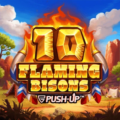10 Flaming Bisons logo