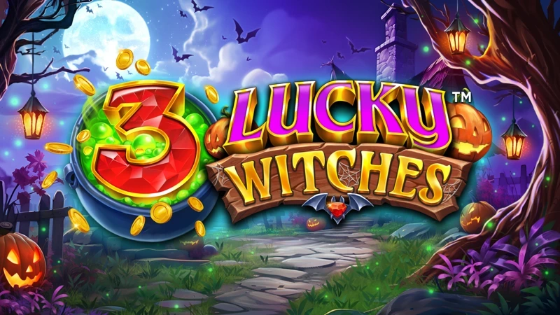 3 Lucky Witches slot game thumbnail by 4ThePlayer