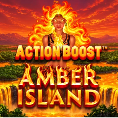 Action Boost Amber Island logo