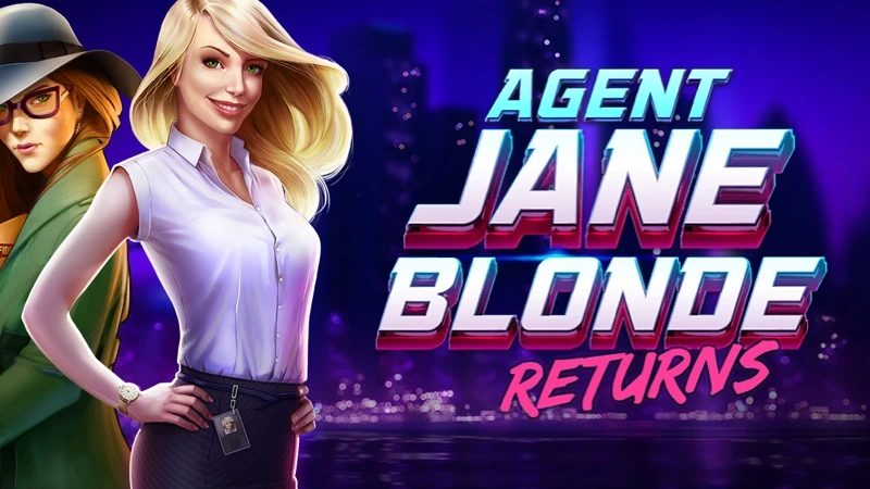 Agent Jane Blonde Returns slot game thumbnail by Stormcraft Studios
