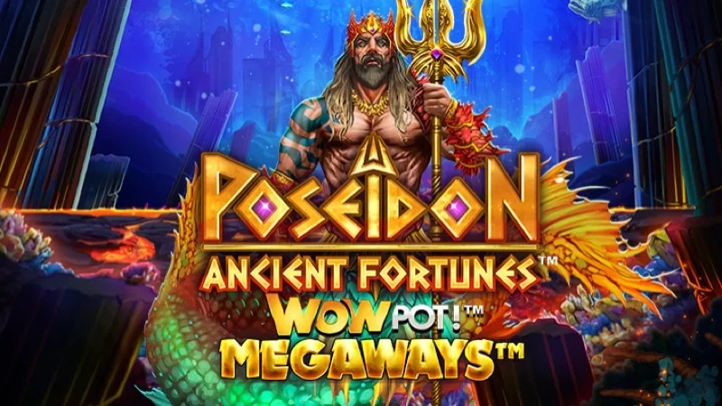 Ancient Fortunes: Poseidon WowPot! MEGAWAYS slot game thumbnail by Triple Edge Studios