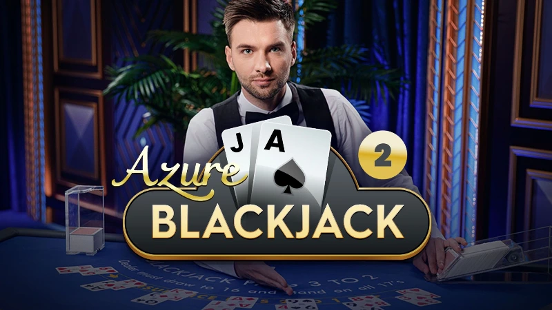 Azure Blackjack live blackjack game thumbnail by Pragmatic Play Live