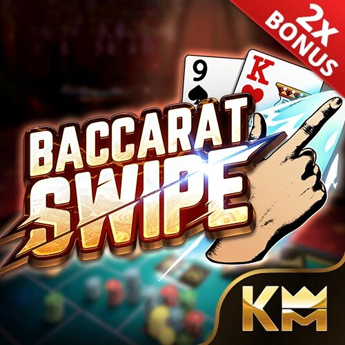 Baccarat Swipe live baccarat game thumbnail by KingMidas Games
