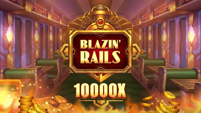 Blazin' Rails slot game thumbnail by Foxium