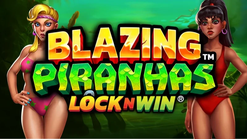 Blazing Piranhas slot game thumbnail by PearFiction Studios