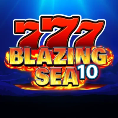 Blazing Sea 10 slot game logo icon by Wishbone Games