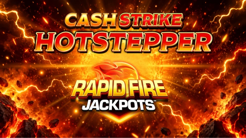 Cash Strike Hotstepper 2 Rapid Fire slot game thumbnail by Blueprint Gaming