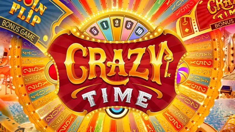 Crazy Time live game show game thumbnail by Evolution