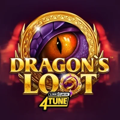 Dragon's Loot Link & Win 4Tune slot game thumbnail by All For One Studios
