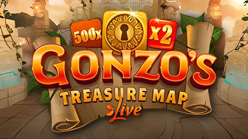 Gonzo's Treasure Map live game show game thumbnail by Evolution