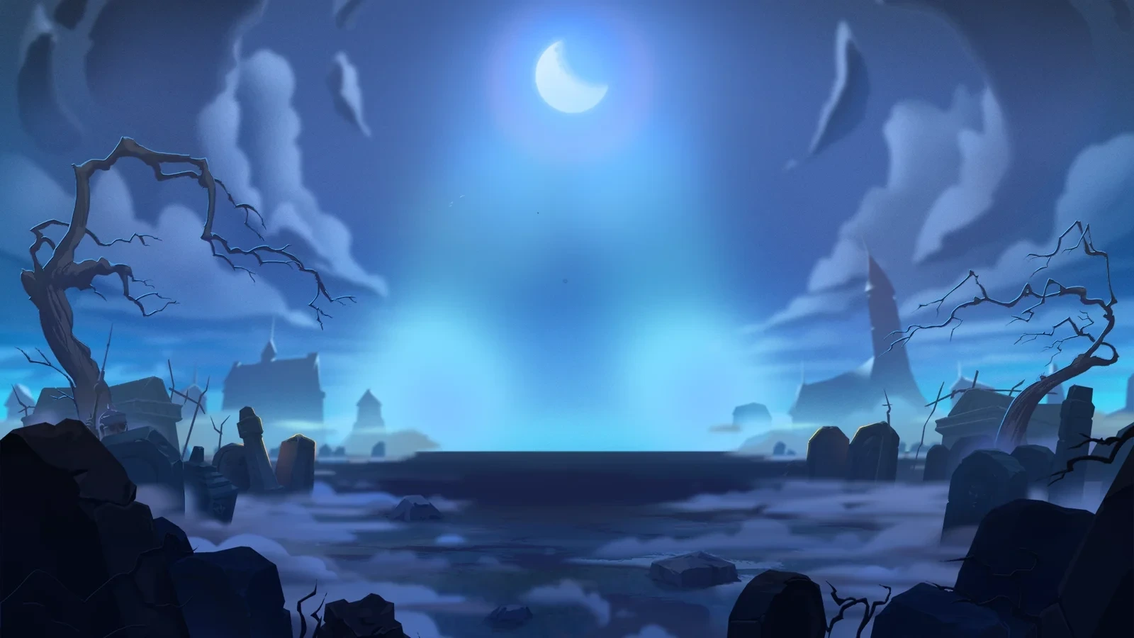 Grim Reaper SuperMatch video slot game background artwork by Nailed It! Games