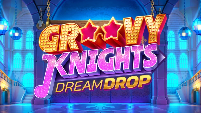 Groovy Knights Dream Drop slot game thumbnail by Relax Gaming