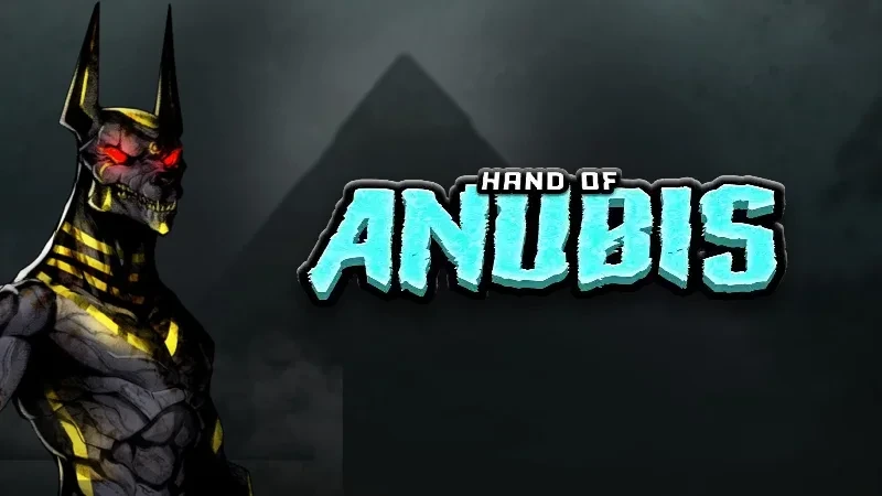 Hand of Anubis slot game thumbnail by Hacksaw Gaming