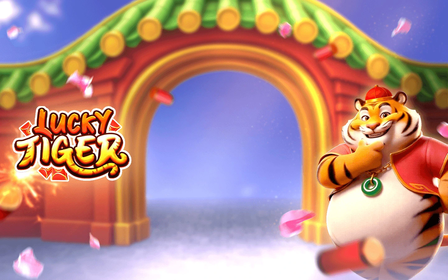 Lucky Tiger slot game background artwork by KingMidas Games