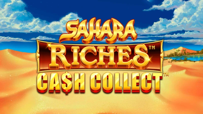Sahara Riches Cash Collect video slot game thumbnail by Playtech Origins