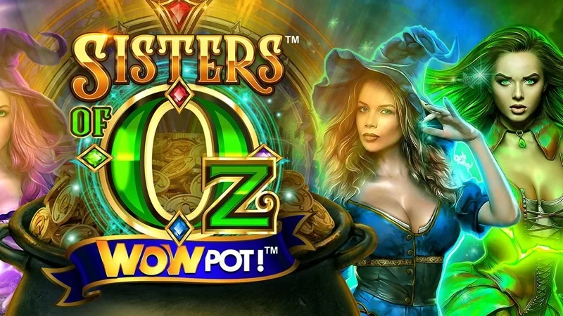 Sisters of Oz WowPot slot game thumbnail by Triple Edge Studios
