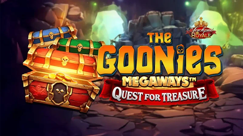The Goonies Megaways Quest for Treasure Jackpot King slot game thumbnail by Blueprint Gaming