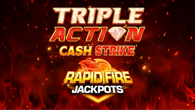 Triple Action Cash Strike Rapid Fire slot game thumbnail by Blueprint Gaming