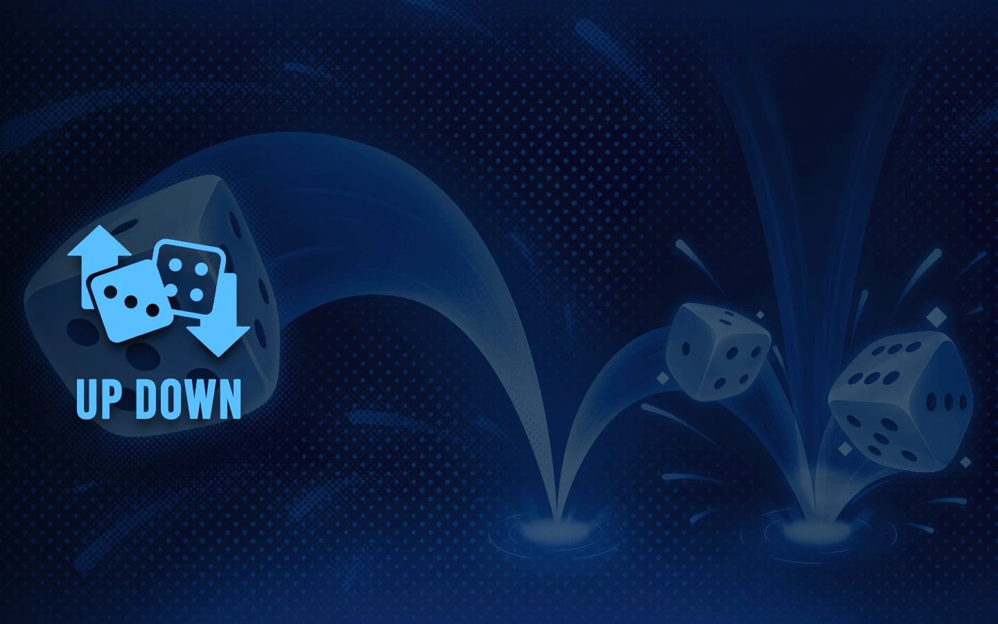 Up Down instant win game background artwork by KingMidas Games